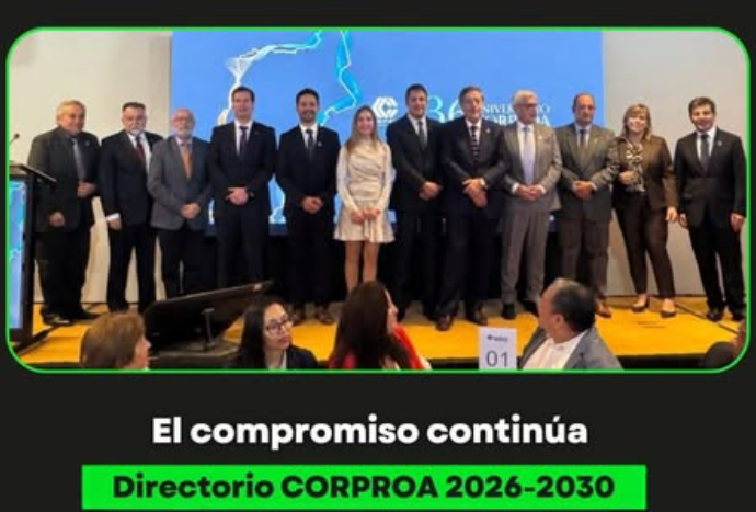Sebastián Pino reelecto en el Directorio CORPROA 2026-2030